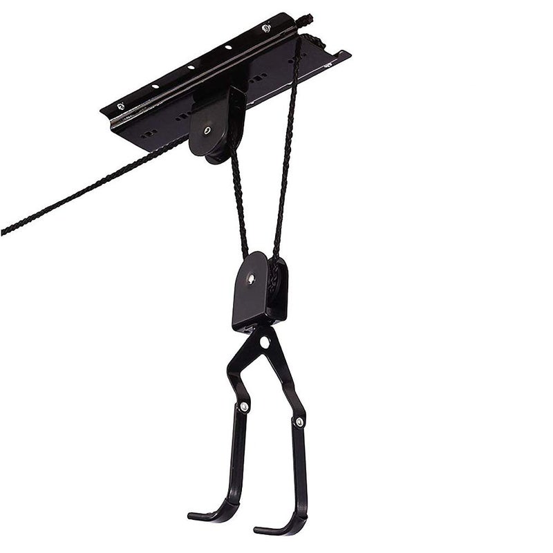 HOSKO Bike Lift Hoist for Garage Ceiling, Heavy Duty Ceiling Mountain Bicycle Hanger Pulley Rack 100 lb Capacity - Image 3